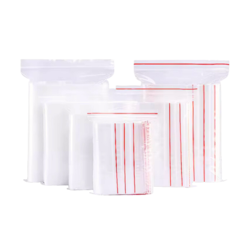 Túi zipper chỉ đỏ