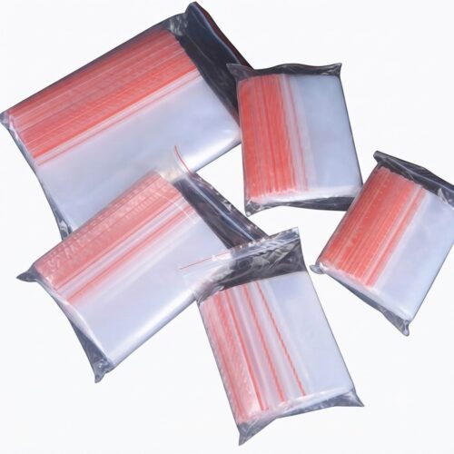 Túi zipper chỉ đỏ